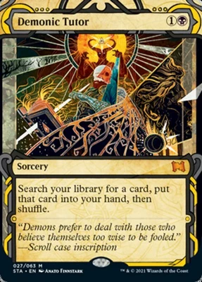 $59.99 • Buy Demonic Tutor - Extended Art STX NM MTG