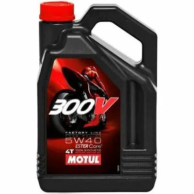 Motul 300V Synthetic Factory Line Road Racing Motorcycle Oil 104112 1 Liter • $33.99