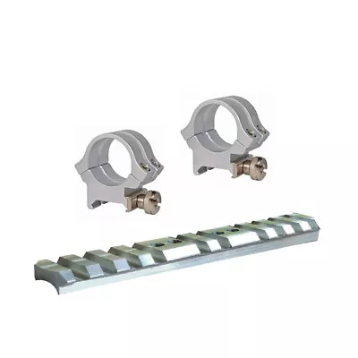 Rossi R92 Weaver / Picatinny Silver Scope Mount  With Medium Quad Lock Rings • $61.99