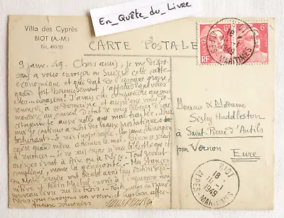 L.A.S. Gabriel Boissy (1879-1949) Man Of Letters - Signed Autograph Card • $31.83