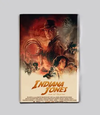 INDIANA JONES & THE DIAL OF DESTINY (2023) - 2  X 3  MOVIE POSTER MAGNET • $6.99