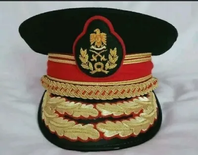 Replica Colonel Gaddafi Military Army General Officer Parade Dress Visor Hat Cap • $69