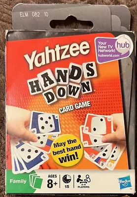 Yahtzee Hands Down Card Game - Family - Ages 8+ - 2 To 6 Players - Hasbro • $12.95