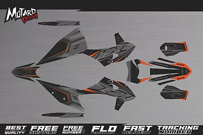 Graphics Kit For KTM EXC EXC-F 125 250 300 350 450 2020 2021 2022 2023 Decals • $274.32