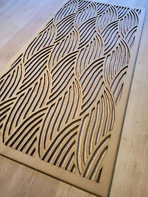 Water Weave Decorative Screen Radiator Cabinet Cut Panel 2FT X 4FT 3mm 6mm 0055 • £18.70