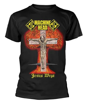 £11.29 • Buy Machine Head Jesus Wept Black T-Shirt - OFFICIAL