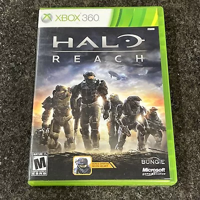 HALO Reach Microsoft XBOX 360 Game Complete Tested & Works Fast Shipping🔥 • $11.99