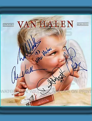 Van Halen 8.5x11 Album 5150 Autograph Signed Photo Signature Original Reprint • $9.95