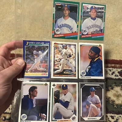 Seattle Mariners Vintage Baseball Card Lot 125+/- Cards • $0.99