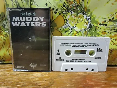 Muddy Waters - The Best Of - Cassette - Chess / MCA Records 1987 Blues Roots • $12
