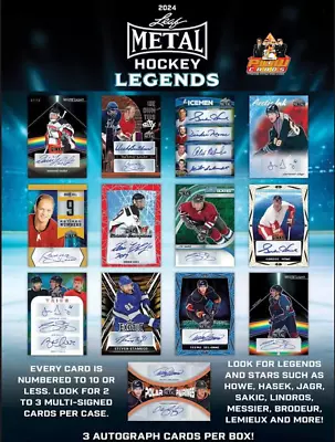 MARCEL DIONNE 2024 Leaf Metal Hockey Legends 20x Box 1x Case Break #2 • $2.99