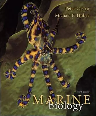 MARINE BIOLOGY By Peter Castro & Michael E. Huber - Hardcover • $56.75