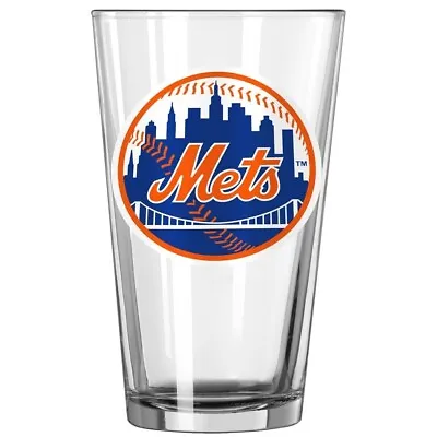 Ny Mets 16 Oz Gameday Team Logo Pint Glass From Memory Company • $6