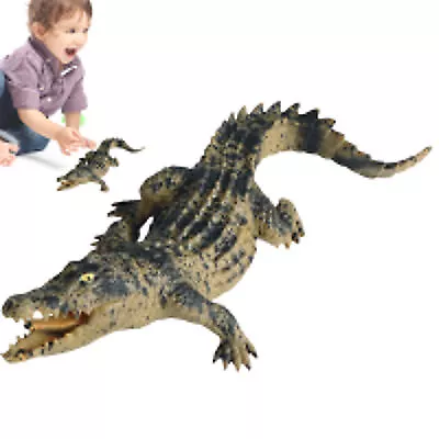 1* Toy Alligator Crocodile Toy Figurines Kids Crocodile Animal Figurine • $9.48