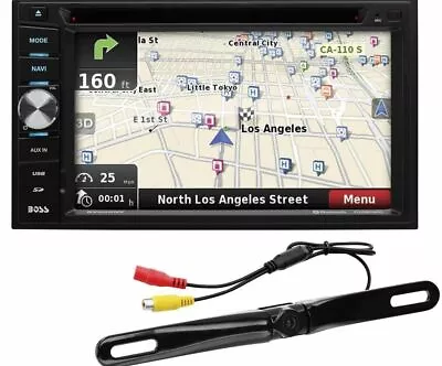 Boss BN965BLC Double Din Car 6.5  DVD/Bluetooth Player Navigation Backup Camera • $169