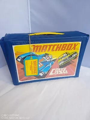 Vintage Matchbox Carry Case 1971 With A Few Old Matchbox Vehicles • $31.10