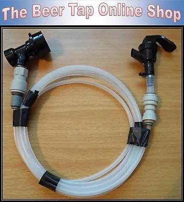 Cornelius Party Tap With 3m Of 3/16 Beer Line & Ball Lock Disconnect. Corny Kegs • £16.99