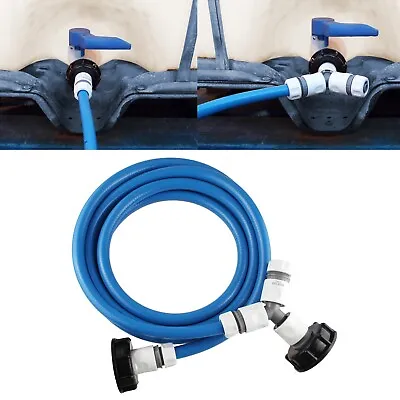 Join 2 IBC Water Tanks Connection Kit S60X6 Course Thread Water Pipe + Fittings • £20.99