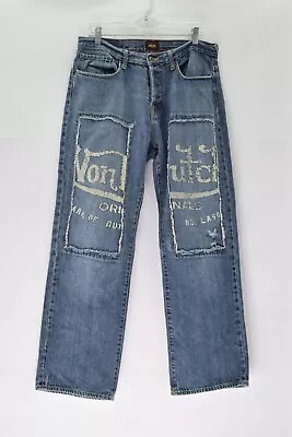 Vintage Von Dutch Men Size 34 Blue Denim Jeans • $98