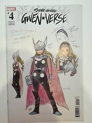Spider-gwen Gwenverse #4 1:100 Momoko Design Variant Marvel Comics Nm • $1.99