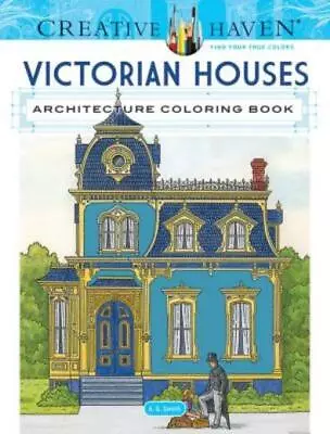 $7.47 • Buy Creative Haven Victorian Houses Architecture Coloring Book
