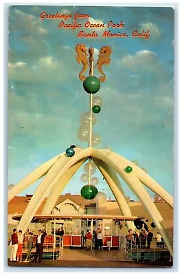 C1960 Entrance Pacific Ocean Park Wonderland Santa Monica California CA Postcard • $9.98