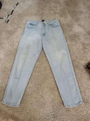 Tommy Hilfiger Freedom Jeans 36/32 Mens Vintage 90s Loose Baggy Light Wash Dad  • $34.99