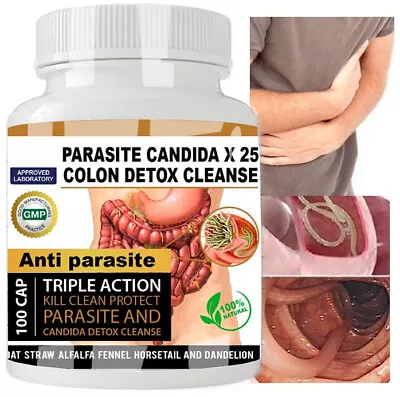 PARASITE DETOX Complete BODY CLEANSE Complex BROAD Spectrum Anti- PARASITE • $10.55