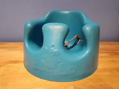 BUMBO Baby Floor Seat Adjustable Safety Restraint Strap Blue Sitting Chair • $22.85
