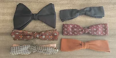 Lot Of 6 Vintage Clip On Bow Ties Wembley Ormond Royal Shur-On • $29.99