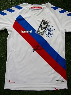 £35.99 • Buy Rabbi Matondo Hand Signed Rangers Away Football Shirt - Autograph