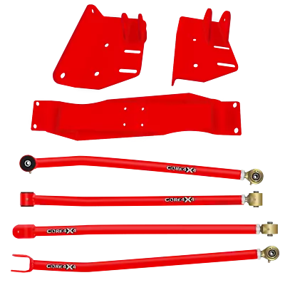 Core 4x4 Full Heavy Duty Long Arm Upgrade Camp Front Fits Jeep XJ - Red • $944.95