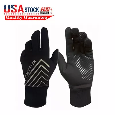 Men Winter Gloves Thinsulate Warm Fleece Lined Grip Motorcycle Protect Cold US • $5.99