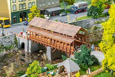 Faller 120527 HO Scale 1:87 Kit Of A Wooden Railway Bridge • $28.79