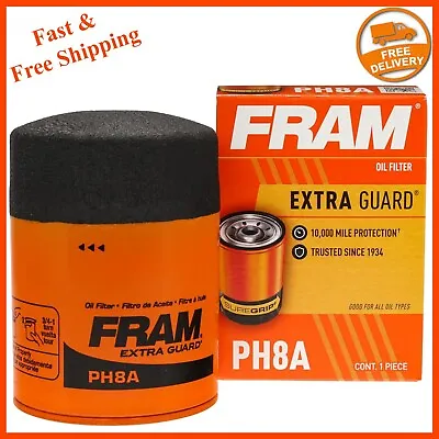 FRAM Extra Guard PH8A 10K Mile Change Interval Spin-On Oil Filter • $6.98