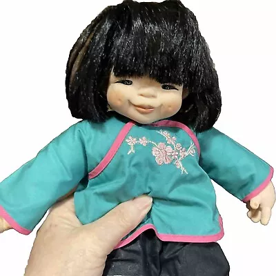 1982 J Mikkel B Jacobsen Asian Girl 14  Doll Mieler Dolls Limited • $14