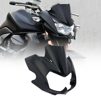 $89 • Buy Unpainted Upper Front Fairing Cockpit Mask Fit For Kawasaki Z750 Z 750 2004-2006