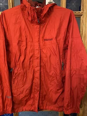 £6 • Buy Ladies Marmot Waterproof Jacket Red Size Large See Description 