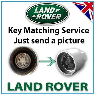 LAND ROVER Security Master Locking Lock Wheel Nut Key Bolt UK Matching Service • £24.99