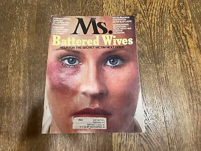 Ms. Magazine August 1976 Domestic Violence George Washington Jean Boudin • $19.99