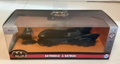 NEW Jada Toys 31704 Batman 1989 BATMOBILE 1:32 Scale DieCast Vehicle & Figure • $18