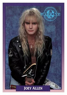 1991 Brockum Rock Cards #268 Joey Allen WARRANT • £1.45