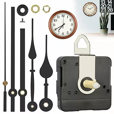 DIY Wall Quartz Clock Movement Mechanism Replacement Kit Repair Tool Part Set US • $9.48