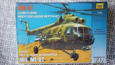 £17 • Buy Zvezda 7230 1/72 Mil MI-8T Soviet Multi-Role Helicopter