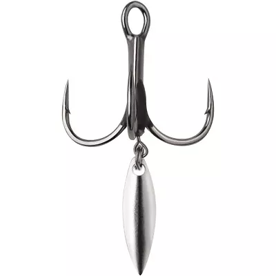 VMC Bladed Hybrid Treble Short Fishing Hook 2-Pack - Black Nickel • $11.99