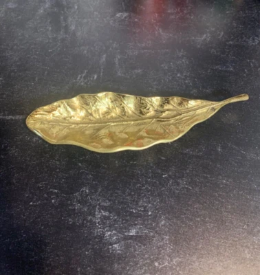 $32.99 • Buy OSKAR J.W. HANSEN BRASS TOBACCO LEAF 1963 VA. Metalcrafters