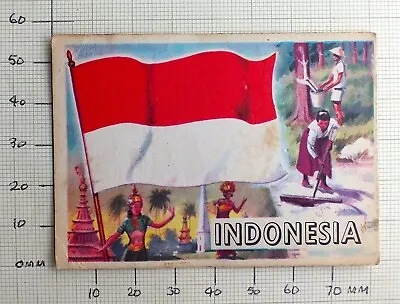 £1.20 • Buy A&BC Chewing Gum Cards “Flags Of The World” Circa 1960 - Card No.20 - Indonesia