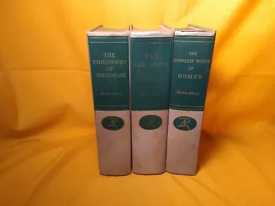 Lot Of 3 Vintage Modern Library Books  Décor Stage Prop  Hardcover • $23