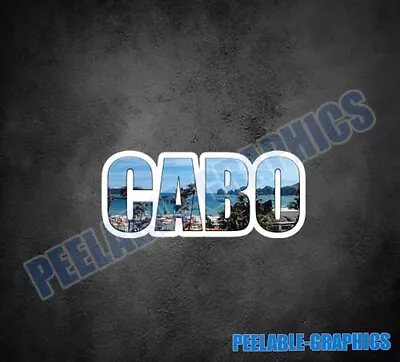$9.99 • Buy (2) Cabo San Lucas Mexico Vacation Sea Ocean Vinyl Decal Sticker Souvenir Gift
