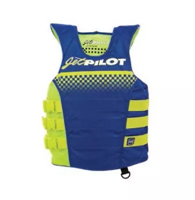 JETPILOT Nylon Vintage Side Entry Life Vest PFD Navy SM/MD WJP-21212-NV-SD • $126.27